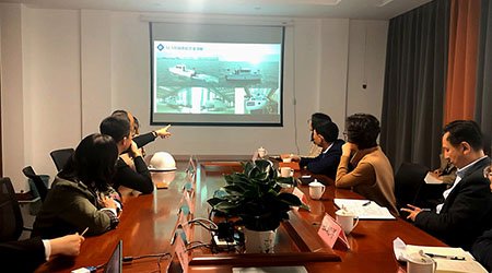 西海岸新區(qū)中外企業(yè)聯(lián)合會會長 蒞臨普華重工集團參觀指導(dǎo)