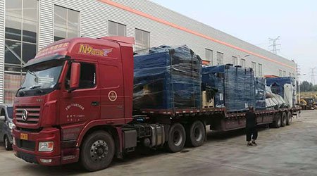 Q6917鋼板拋丸機發(fā)往俄羅斯