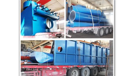 發(fā)往安徽淮南Q37系列大型吊鉤式拋丸清理機(jī)第二車發(fā)貨現(xiàn)場(chǎng)