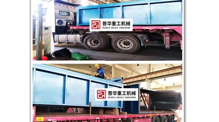 發(fā)往安徽淮南Q37系列大型吊鉤式拋丸清理機(jī)發(fā)貨現(xiàn)場(chǎng)